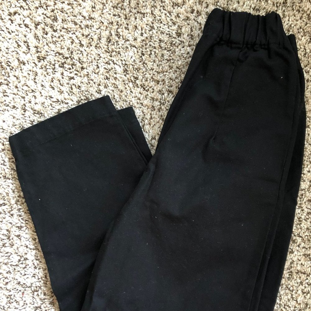 Andy Trousers - Black Cotton Canvas - S-T